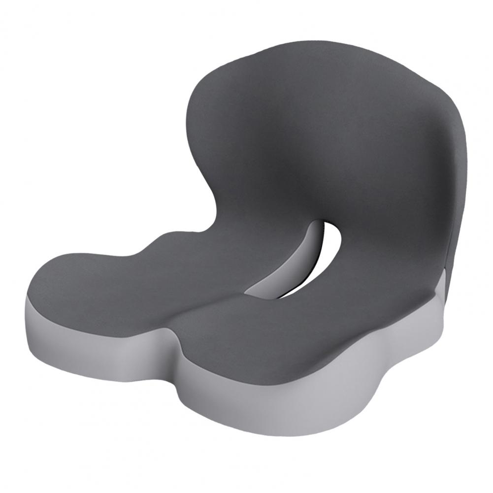 L-Shaped Integrated Seat Cushion Memory Foam Cushion with Lumbar Support Back And Seat Cushion for Tailbone Pain Relief