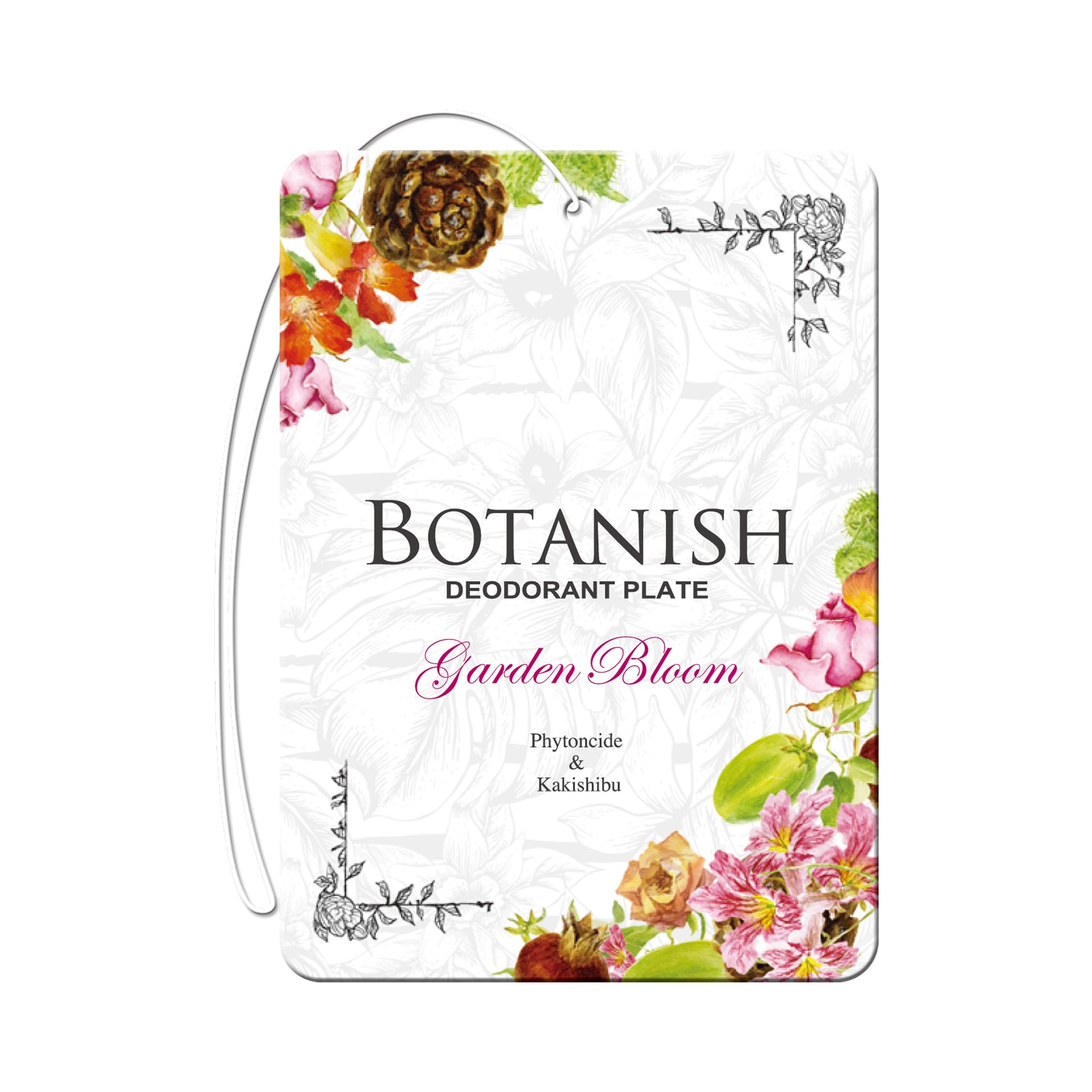 CARALL Seikodo Car Air Freshener Botanish 3 Pack Garden Bloom 13gx3 3152 Botanish 3Piece Pack