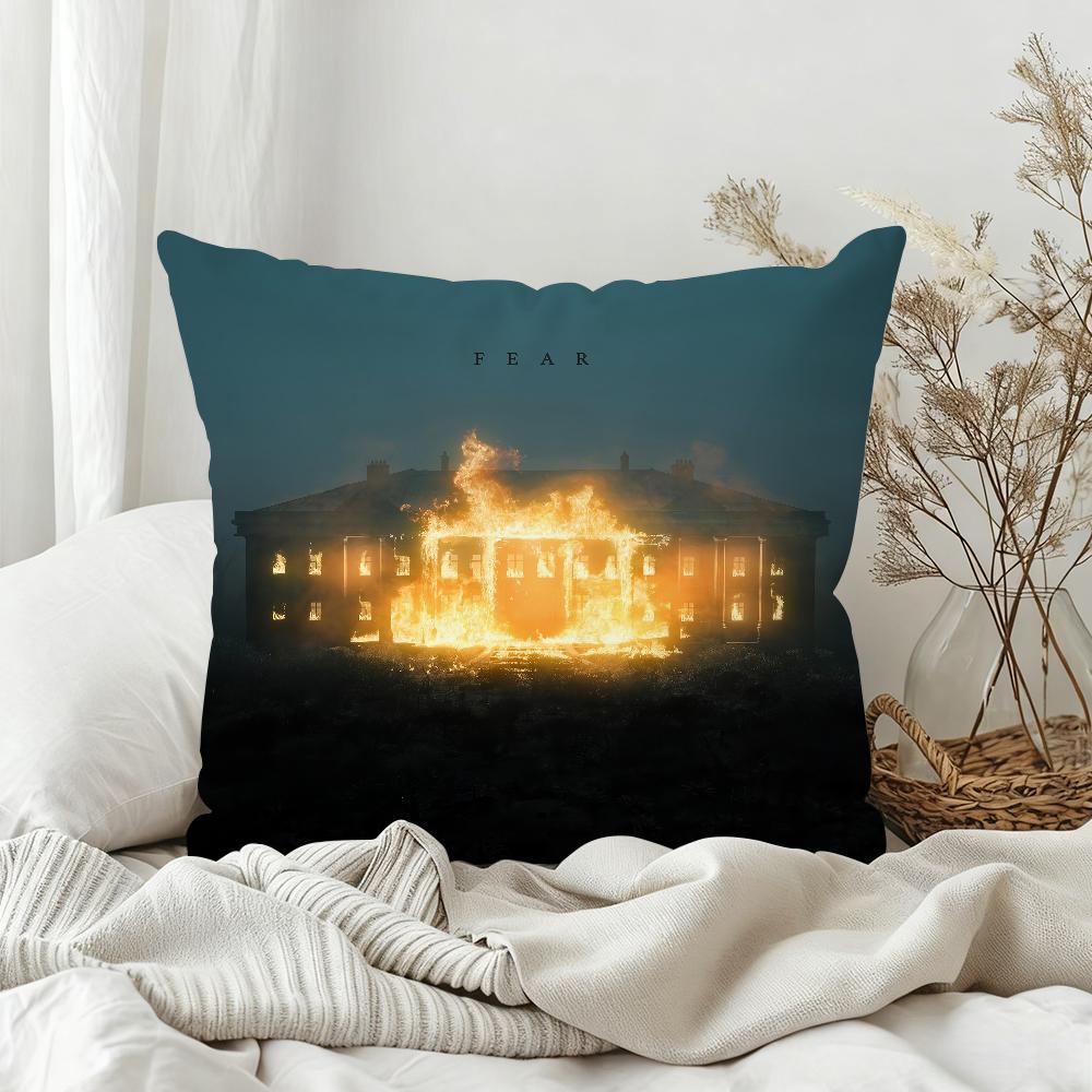 Rapper NF Fear Musik Kissenbezug Schlafzimmer Sofa Wohnzimmer Rückenlehne Dekoration Quadratisches Kissen Nickerchenzeit