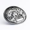 Retro Men's Zinc Alloy Animal Pattern Belt Buckle – Smooth Sports Design, Individually Packaged