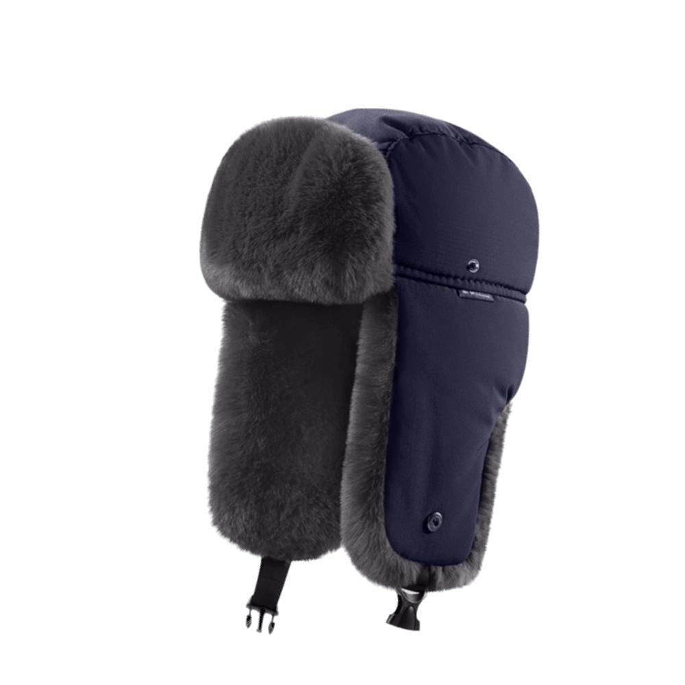 Outdoor Winter Men s Lei Feng Cap Waterproof Fleece Lined Pilot Ski Hat Thickened Warm Ear Protection Hat Hunter Hat