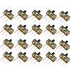 KKHMF 20pcs SS12D00G3 Slide Switch Toggle Switch SPDT 1P2T 2 Position 3 Pin Shaft 3MM Pitch 2.5MM