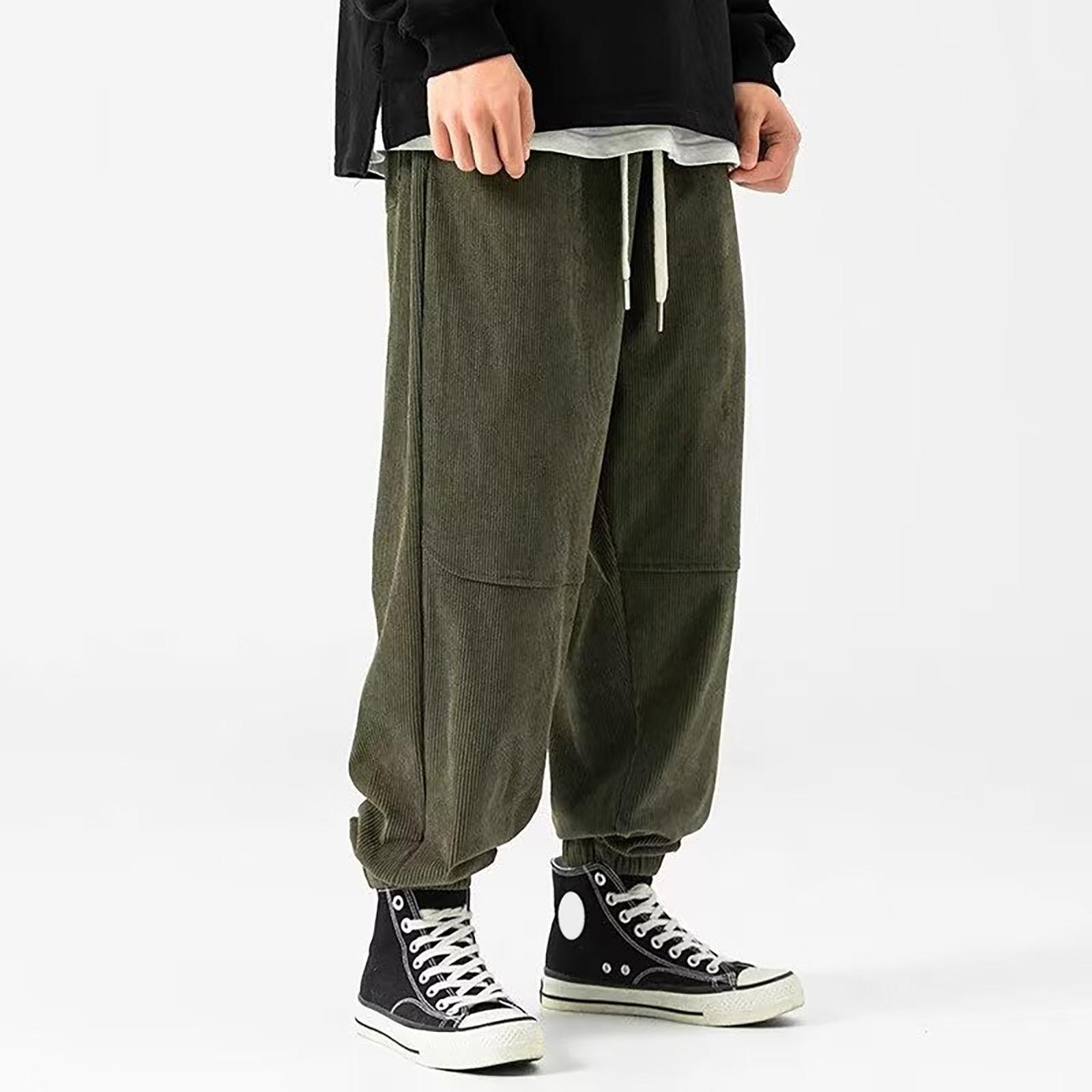 

Мужские широкие спортивные штаны на шнурке L