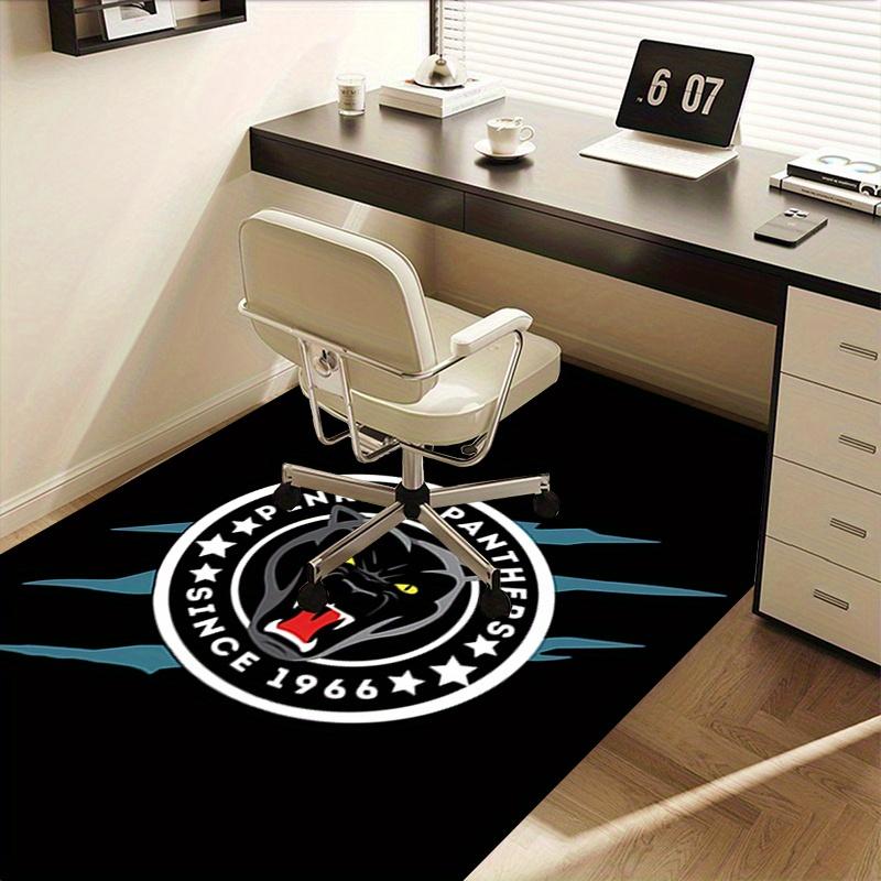 1 Stück Panther, Logo, Sportbüro Teppich Weich Polyester Eingangsteppich Waschbar Rutschfest Maschinenwaschbar