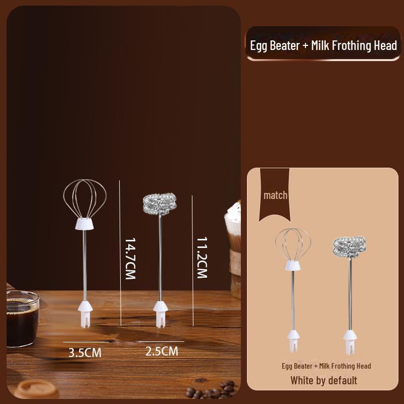 "Wireless Handheld Mini Milk Frother & Egg Beater"