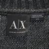 ARMANI EXCHANGE Long sleeve V neck sweater M Charcoal gray knit Men's Used