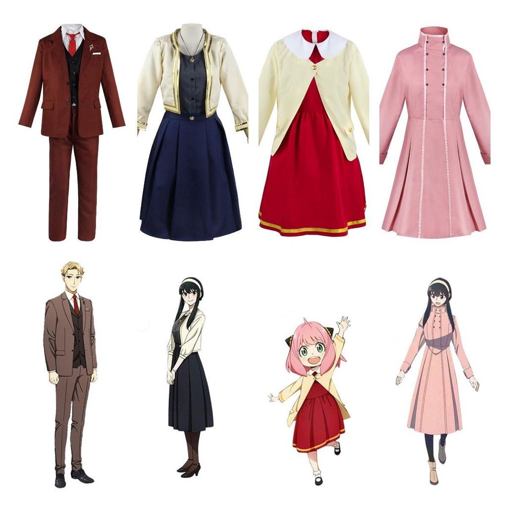 Spy×family Anya Forger Costume Dress Uniform For Kids Perfect For Cosplay And Role Play