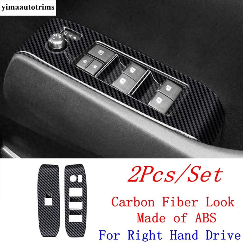 Armrest Window Lift Button Control Panel / Handle Bowl Cover Trim For Toyota Alphard / Vellfire AH30 2016 - ABS Accessories