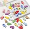 2Pcs Ceramic Beads Hand-painted Polka Dot Double-sided Fish Beads For DIY Bracelets Necklaces Jewelry Making Accessories