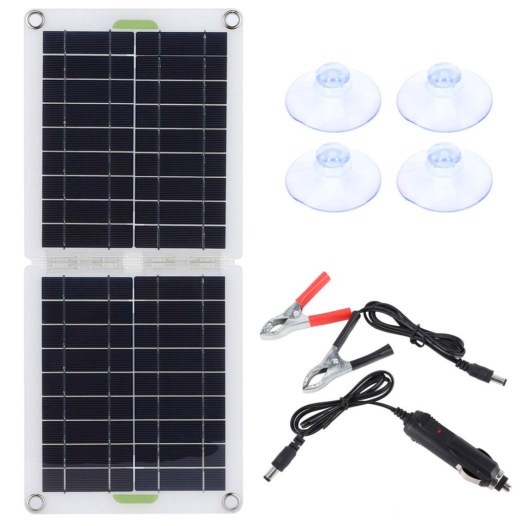 30W Faltbares Solarpanel Tragbarer TypC-Stromlader für Auto Wohnmobil Yacht Outdoor Notladung