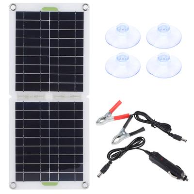 30W Folding Solar Panel Portable TypeC Power Charger for Car RV Yacht Outdoor Emergency Charging