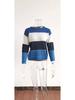 2024 Women's Casual Striped Long Sleeve Knitted Pullover Sweater, Round Neck for Autumn and Winter