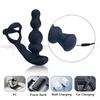 Anal Vibrator 360 Rotate Anal Beads Male Prostate Massager with Cock Ring Wireless Control Vibrating Butt Plug Sex Toys for Men