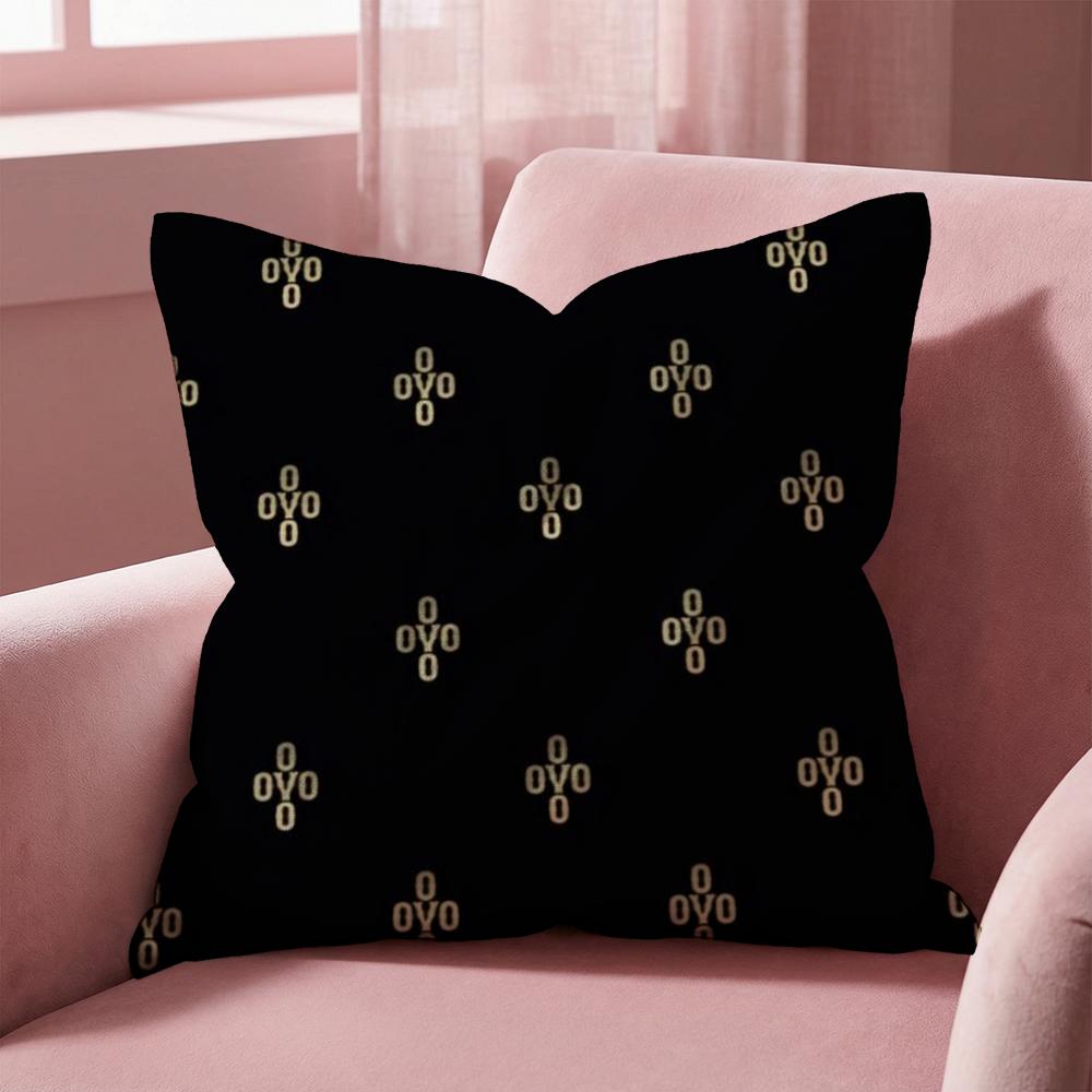 Luxury Drake O-O-OvO O-OWLS Cushion Cover Multi-Scene Pillow Cover for Home & Car - Reversible, Soft & Durable for Daily Use