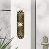 Oversized Weatherproof Doorbell Switches Solid Brasses Constant LED Light Easyly Installation For Home Front Door