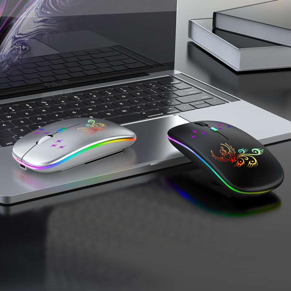 Ratón óptico inalámbrico 2,4G+BT3.0+BT5.2 Ratón ergonómico de 3 modos Batería recargable incorporada de 500 mAh