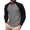 Plus Size Men's Long Sleeve T-shirt European And American Men's Shirt Top