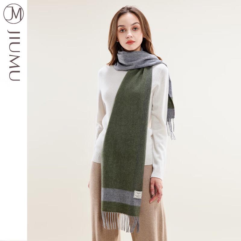 JIUMU Women's 99% Wool Knitted Scarf & Shawl SZ017
