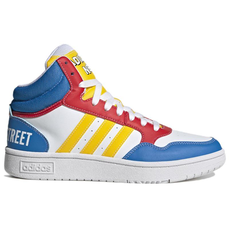adidas Tenisky Hoops 3.0 Mid 'White Blue' GX6108