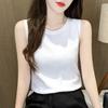 Women's Summer Spaghetti Strap Tank Top - Slim Fit Sleeveless Vest for Students & Girls