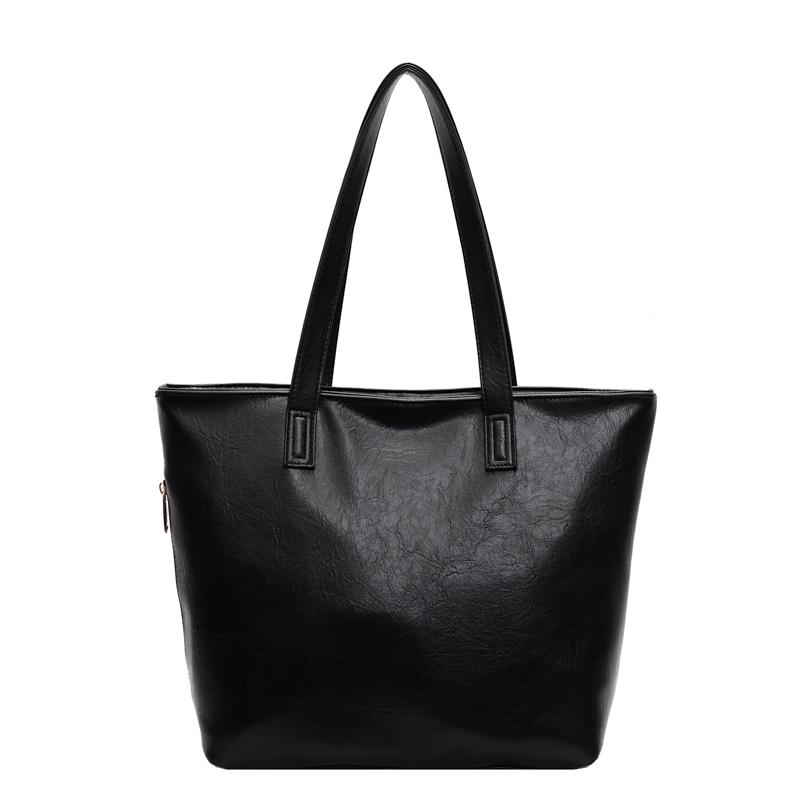 

Сумка під пахвами великої місткості. Жіноча сумка через плече з ПУ чорний