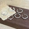 Light Luxury Zircon Small Diamond Open Thin Ring Women'S Simple Niche Design Sense Cold Wind Girlfriend Index Finger Ring