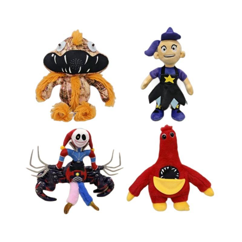 Horror Game 5 Peripheral Clown Plush Toy Holiday Gift Cute Six-Clawed Clown Doll