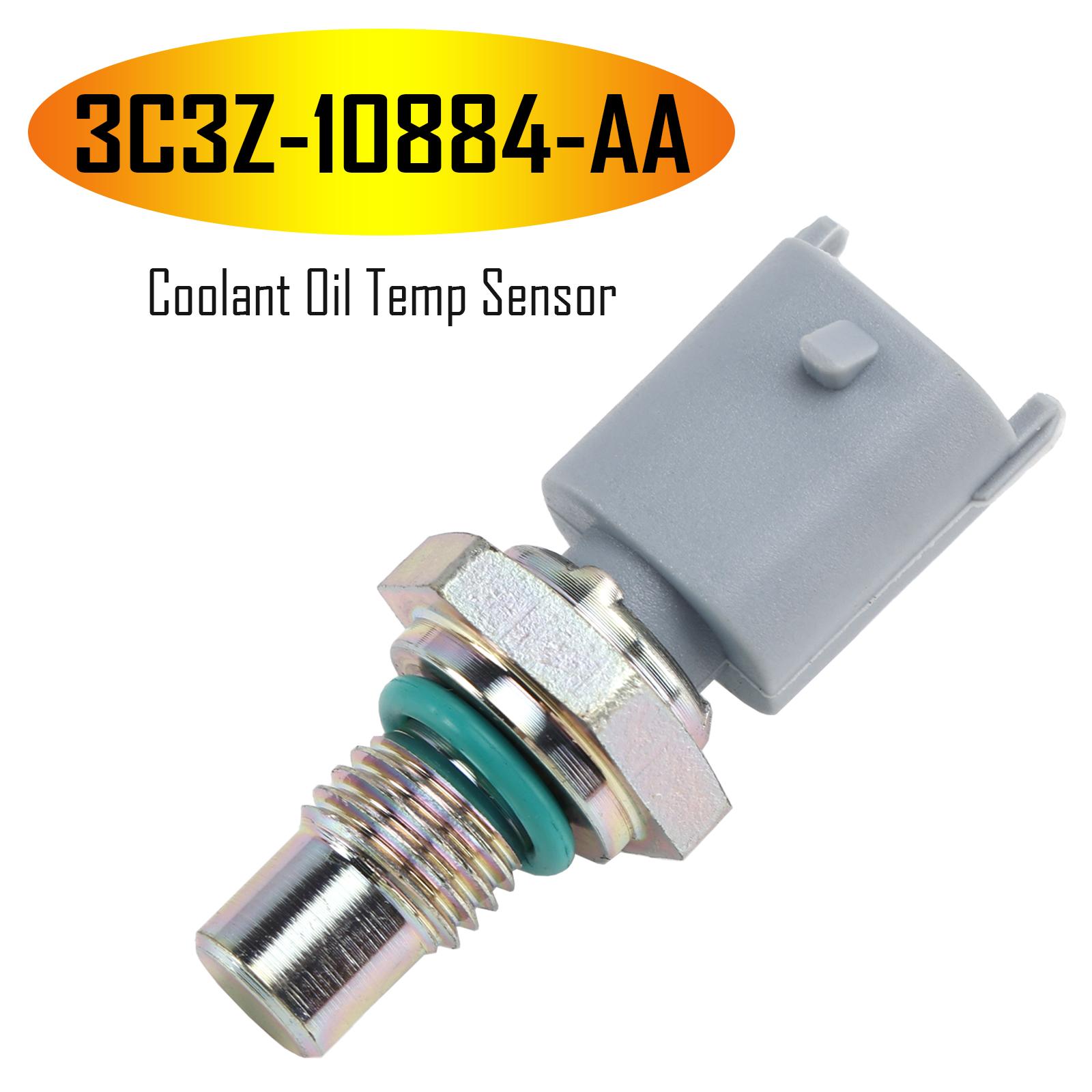 3C3Z-10884-AA Coolant Oil Temp Sensor for Ford F250 F350 6.0L 6.4L Diesel