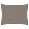 VidaXL Sun Sail Oxford Fabric Rectangular 4x6 M Taupe 135437
