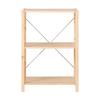 Pine Wood Unit Shelf Small Width 58 X Depth 26 X Height 83cm 61182407