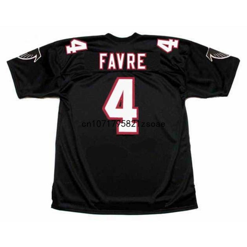 Deion Sanders Jersey 21 America Atlanta Retro Football Jerseys 10 Steve Bartkowski Jersey 4 Brett Favre Jersey Stitched Us Size