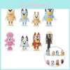 Bluey Familien- und Freunde-Actionfiguren-Set mit acht farbenfrohen PVC-Figuren – das perfekte Geschenk für Kinder