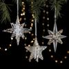3Pcs DIY Christmas Ornament Set Acrylic Christmas Hanging Ornaments  New Year Party