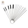 Stainless Carburetor Carb Cleaning Jet Cleaner Kit Tool Set 10 Needle 5 Brushes