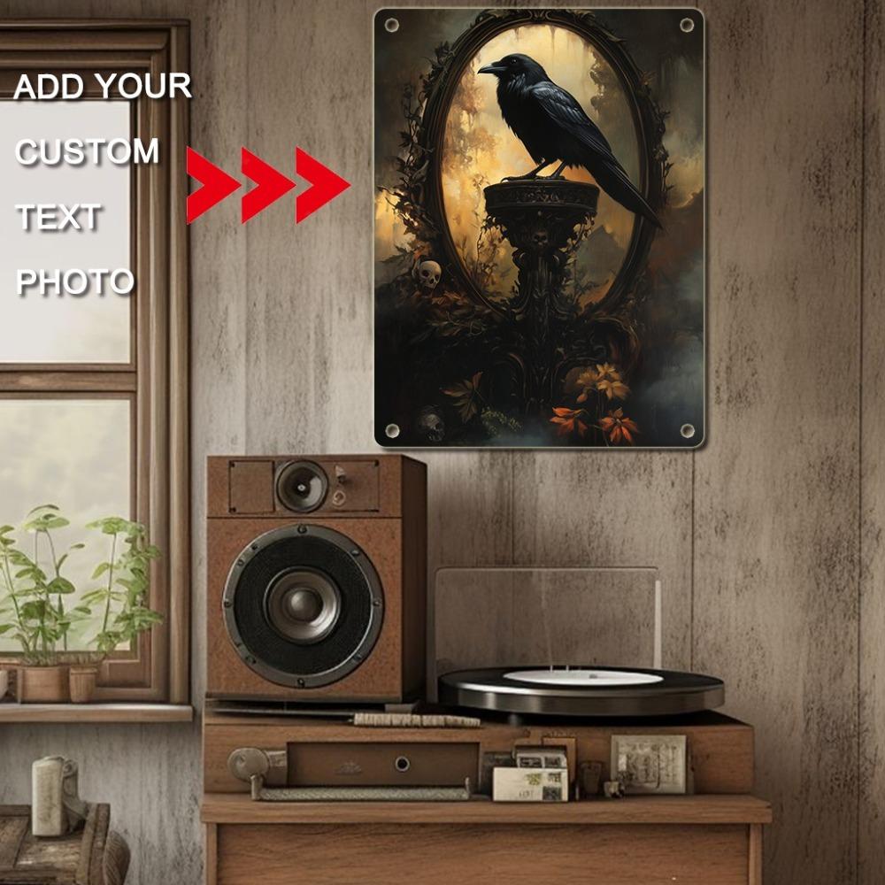 Custom Personalized Photo Metal Tin Sign Indoor Outdoor Wall Decor
