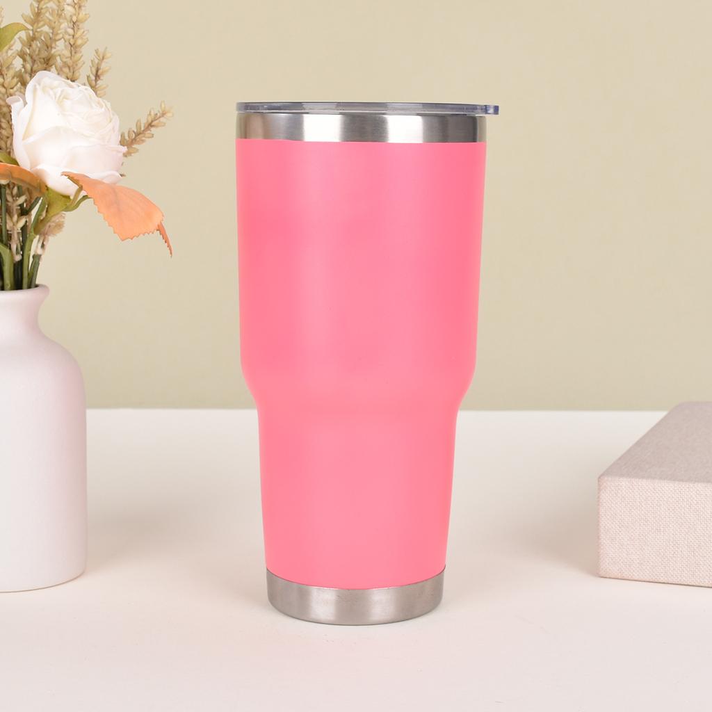 Steel Spray Car Mug Outdoor Portable Big Cap Thermos Cup Big Cap Accompanying Ice Bully Drinking Cup Durable Durable Useful