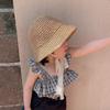 Korean style straw hat for little girls from 1 to 6 years old, sun protection, Korean style