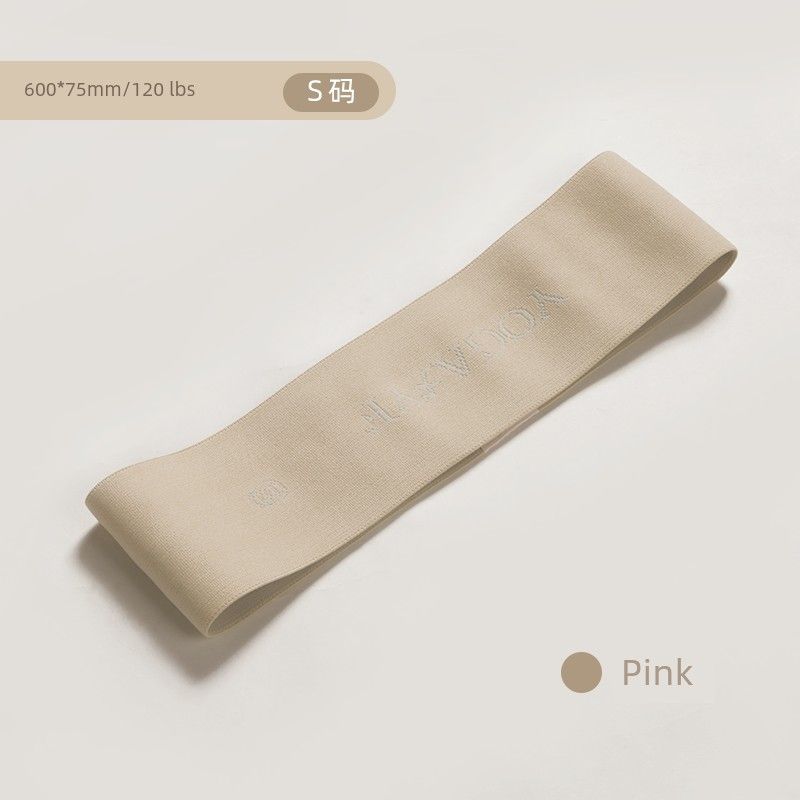 

Hip-Lifting Beautiful Leg Hip Withdraw Stretching without Curling Resistance Band Pink (S size)