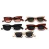 Simple Small Frame Cat Eye Sunglasses Trendy Man, Retro Women With Sunglasses
