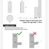 Magnetic Door Stopper Stainless Steel Heavy Duty Door Stop Black Nail-free Door Suction Door Holder Door Stop Hardware