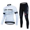 Men's Cycling Suit Long Set Long Sleeve Top Overalls Trousers 2026 Autumn Breathable Cycling Suit