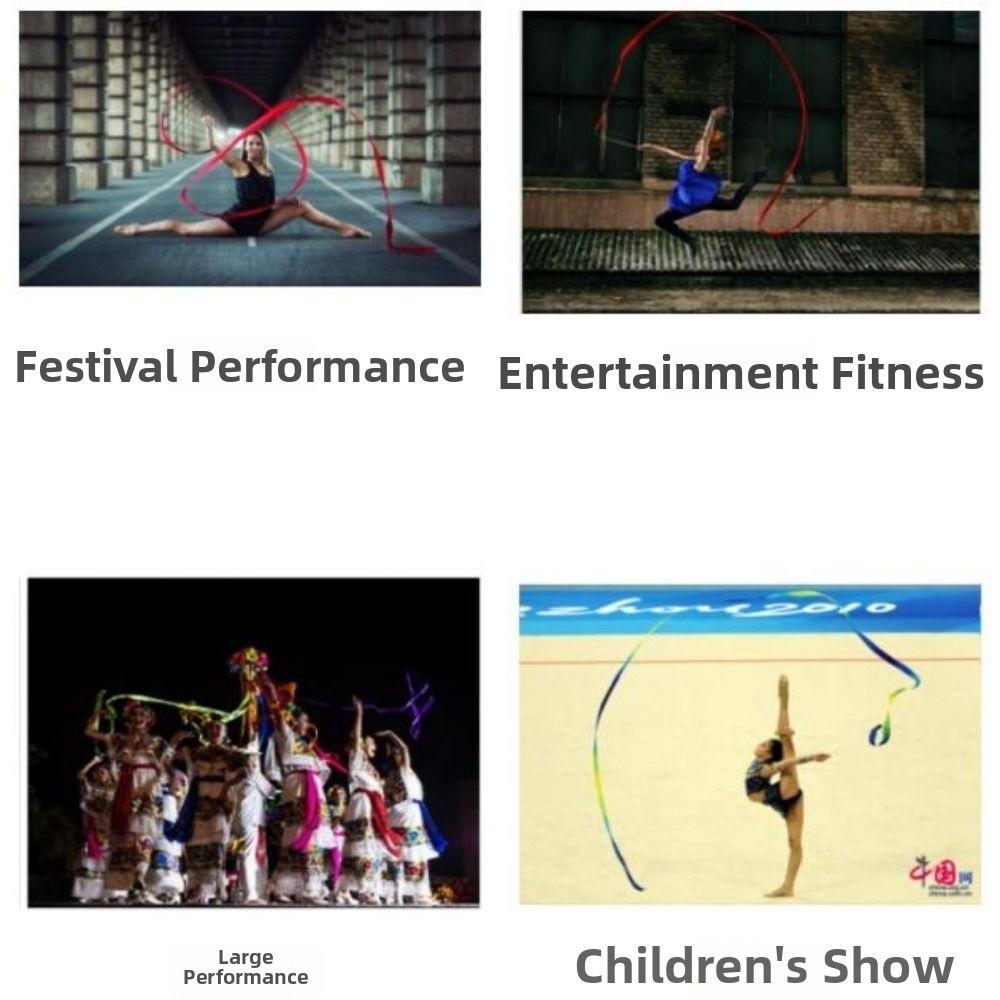 Rainbow Color Rhythmic Gymnastics Equipment Stick  for Dance Accessories/for Art Dances