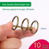 Six-Hole Metal Binder Rings - Multi-Hole Loose Leaf Binding Clip