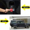 Für Land Rover Defender 90 110 2004-2018 Aluminiumlegierung Rot Autostyling Auto Tankdeckel Aufkleber Auto Exterieur Zubehör