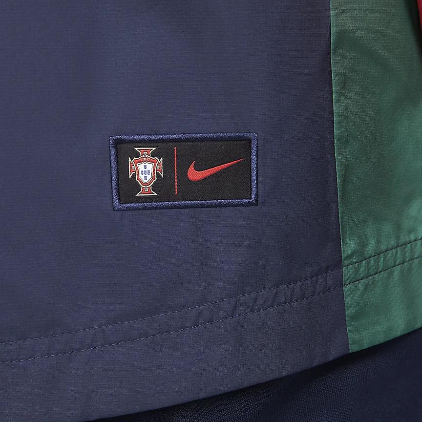 Nike Logo Pattern Zip-Up Hoodie Men Jackets Dark-Blue DN1079-451