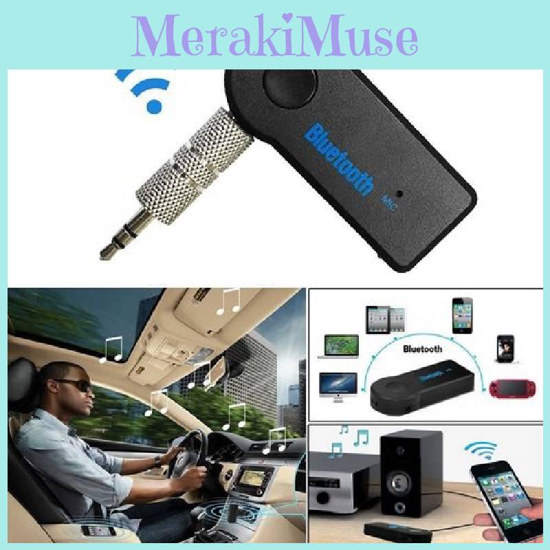 Auxiliary Bluetooth Receiver Wireless Adapter For Car Audio System