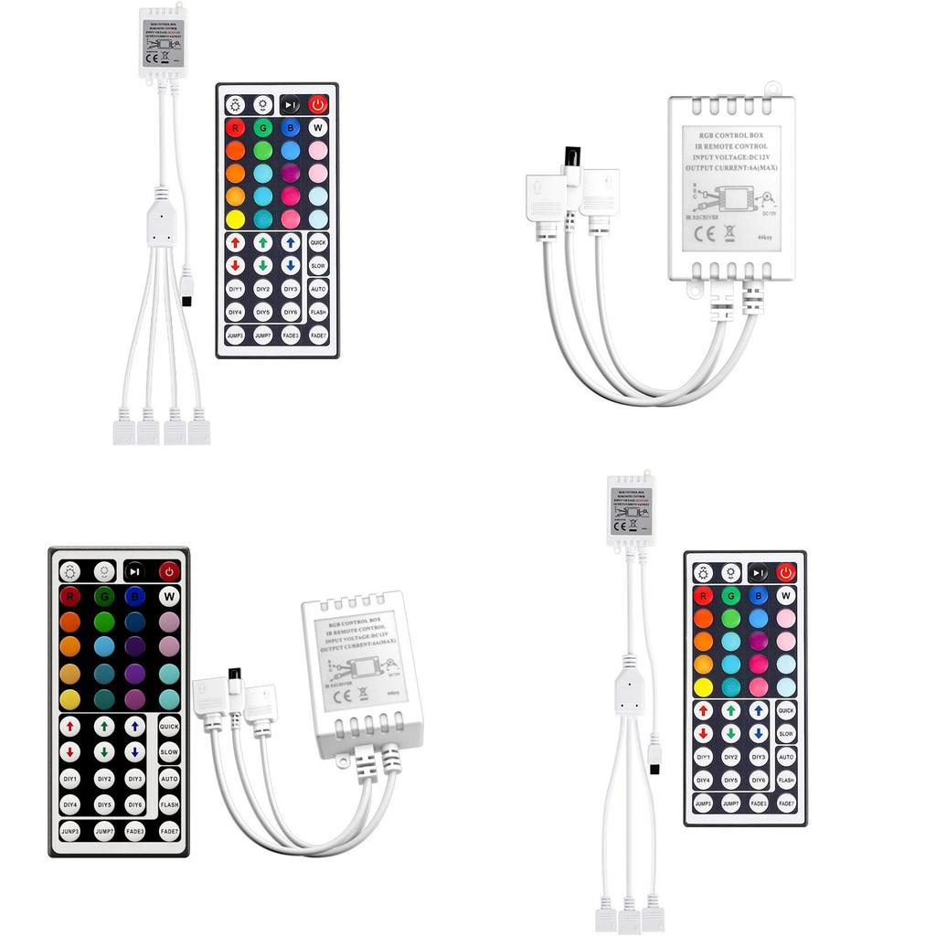 Rgb Led Light Strip Controller With Ir Remote For Home Decor And Dimming