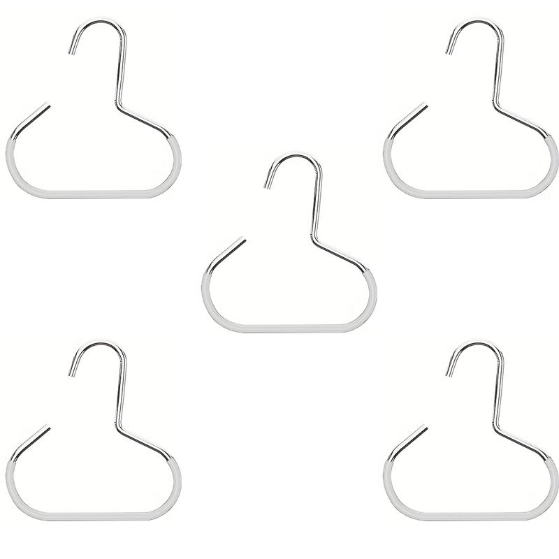 5pcs Clothes Accessories Hanger Cap Ties Belt Underwear Hook No Trace Non-slip Hat Rack Wardrobe Organizer Cap Ties Belt Storage