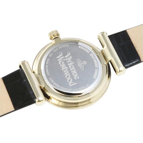 Vivienne Westwood TRAFALGAR Women's Watch, Black Dial, Black Leather, Quartz Movement, VV108BKBK