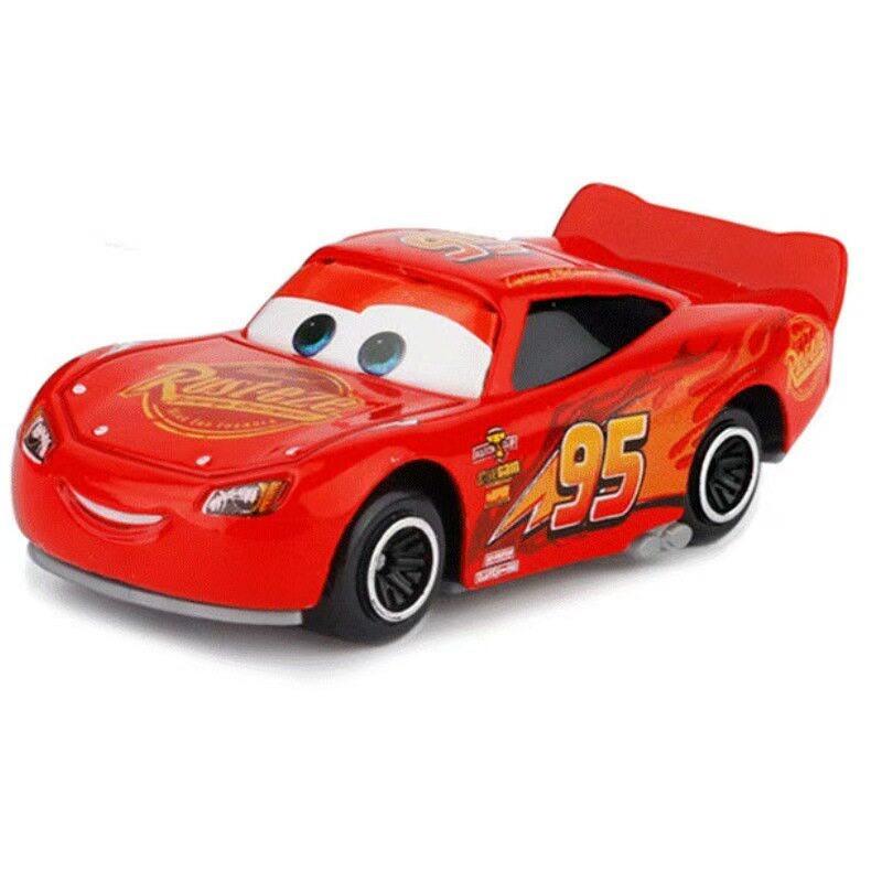 Pixar Cars 2 Giocattolo Saetta McQueen Jackson Storm Sceriffo Macchine da Corsa Dinoco Collezione Minivan Modello in Metallo Pressocolato Macchina da Corsa Bambini